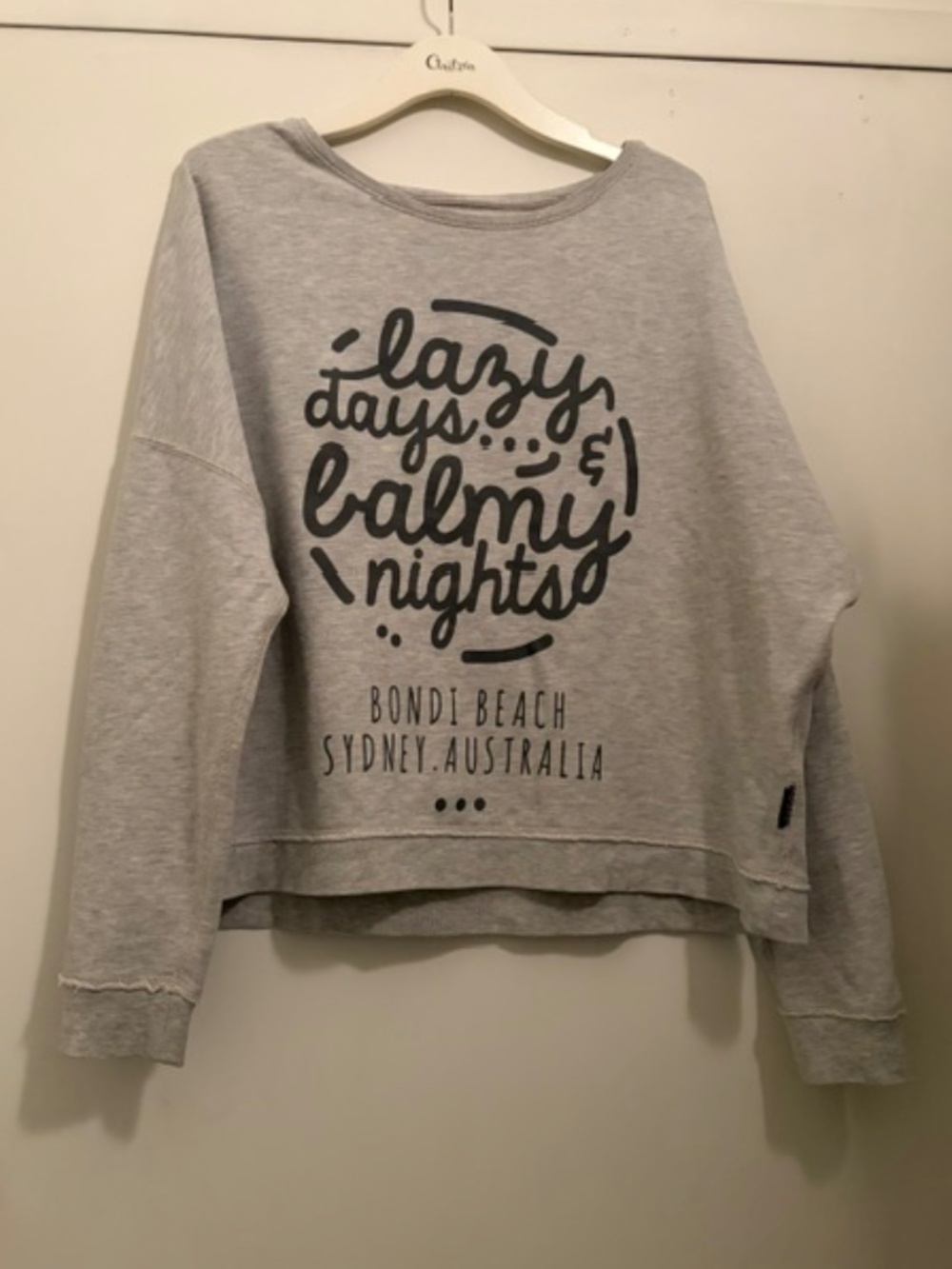 Sweatshirt Grey Bondi Beach Australia